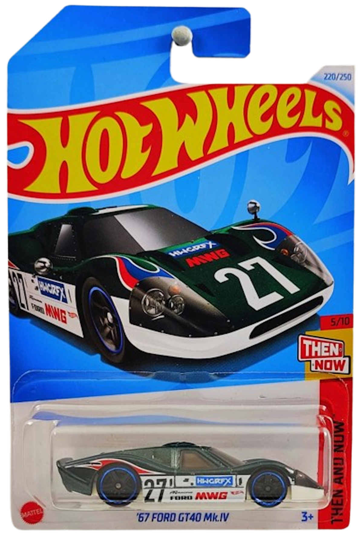 Hot Wheels 2024 Collector 220 250 Then and Now 5 10 67 Ford G KMJ Diecast II