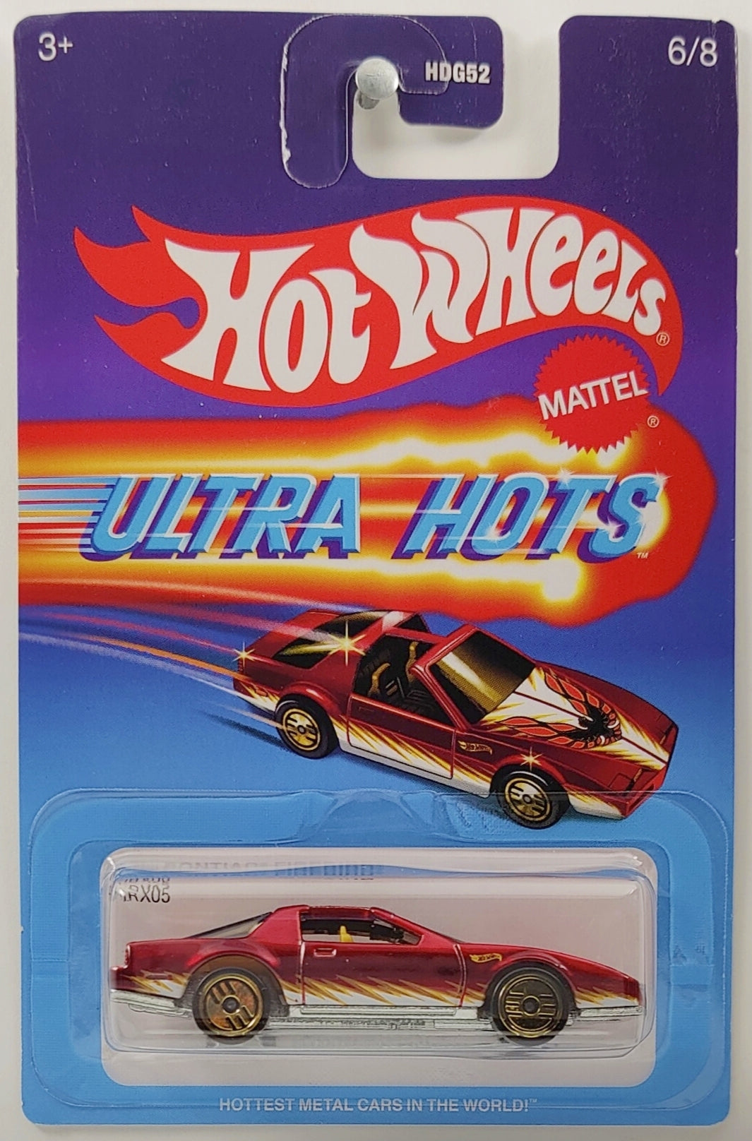 Hot Wheels 2024 Ultra Hots 6 8 80 s Pontiac Firebird Spectraflame Red Gold UH Wheels Target Exclusive Retro Ultra Hots Blister Card