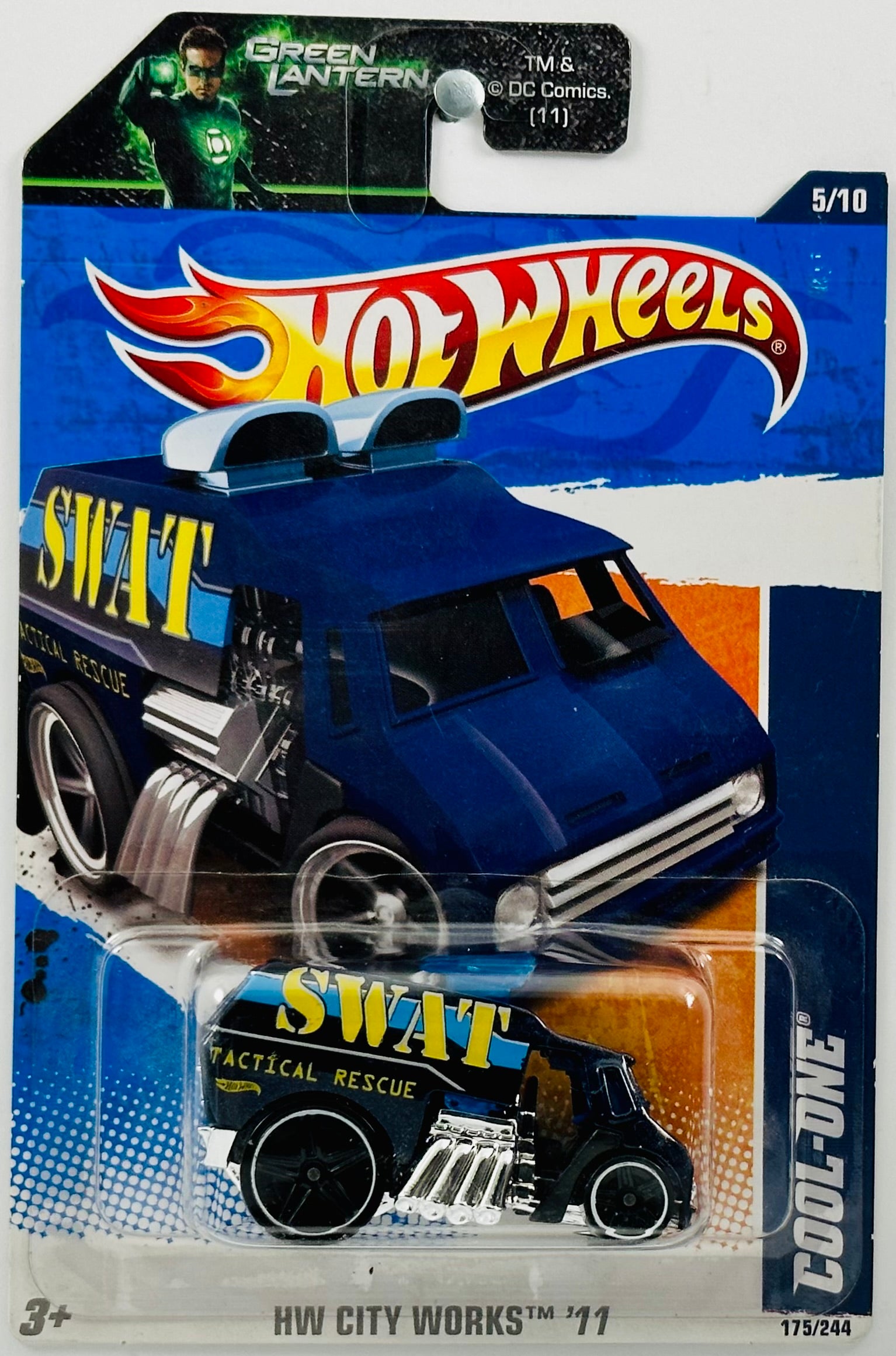 Hot Wheels 2011 Collector 175 244 HW City Works 05 10 Cool One KMJ Diecast II