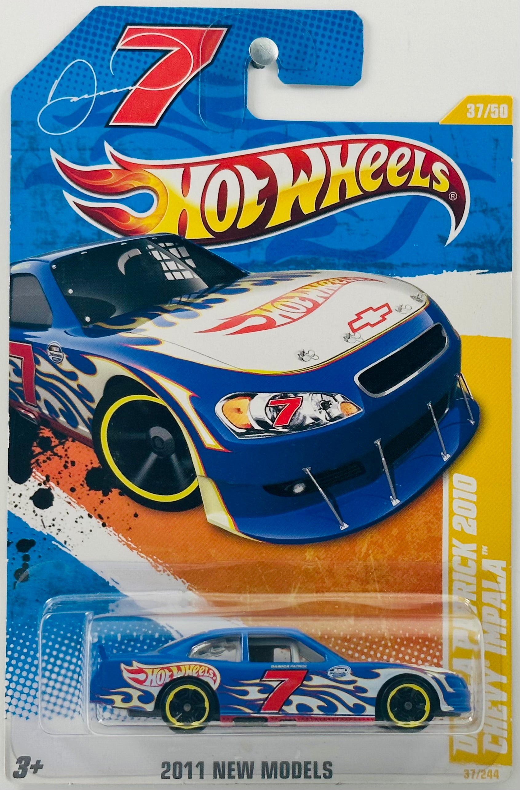 Hot Wheels 2011 Collector 037 244 New Models 37 50 Danica Patrick 2010 Chevy Impala USA