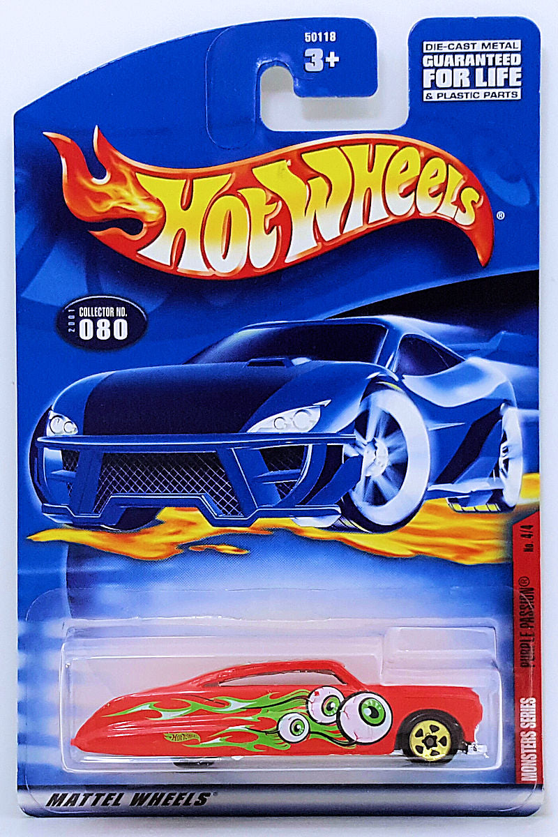 Hot Wheels 2001 Collector 080 240 Monsters Series 4 4 Purple P KMJ Diecast II