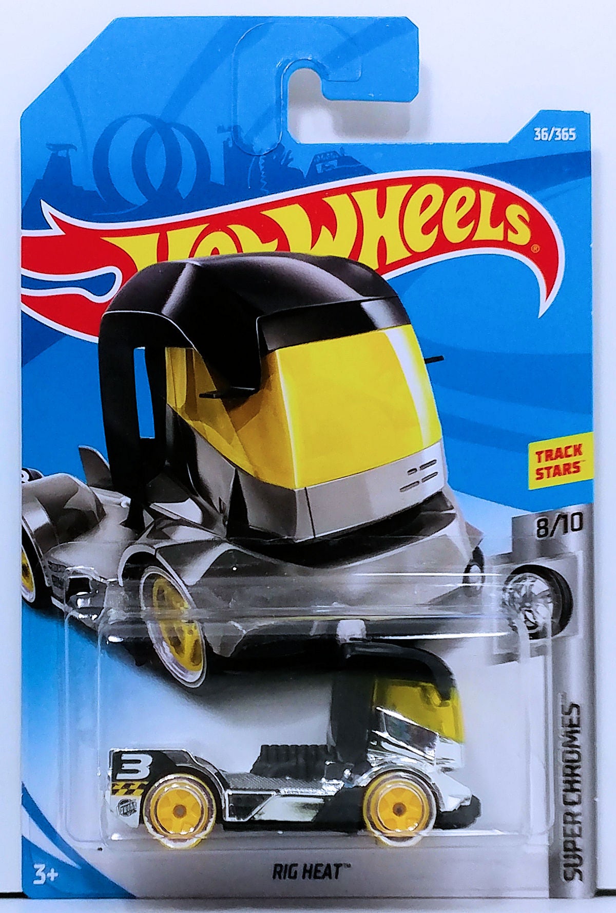 Hot Wheels 2018 Collector 036 365 Super Chromes 8 10 Rig Heat KMJ Diecast II