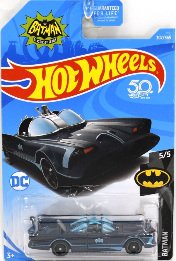 Hot Wheels 2018 Collector 307 365 TV Series Batmobile