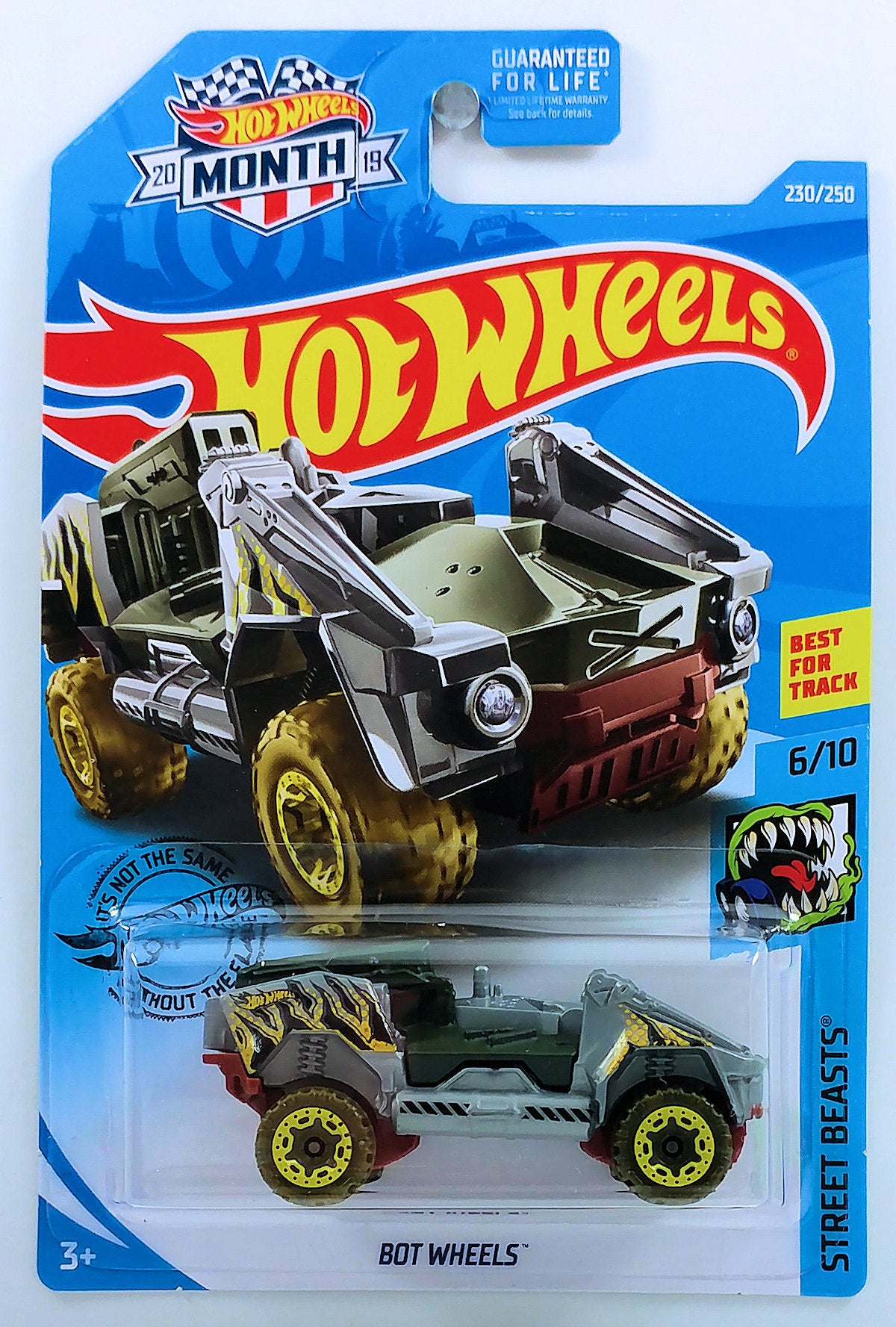 Hot Wheels 2019 Collector 230 250 BOT Wheels USA Month Card KMJ Diecast II