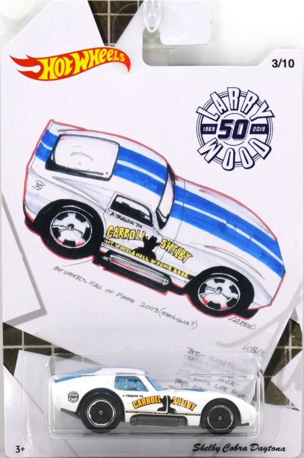 Hot Wheels 2019 Larry Wood 50 Years of Design 03 10 Shelby Cobra D KMJ Diecast II