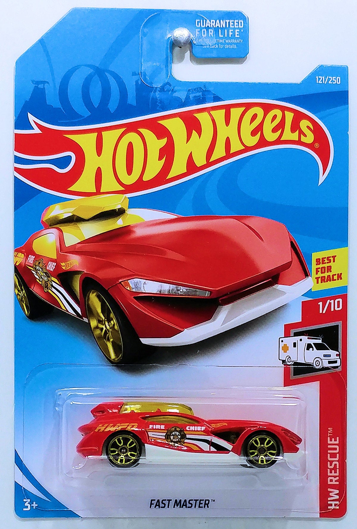 Hot Wheels 2019 Collector 121 250 HW Rescue 1 10 Fast Master KMJ Diecast II