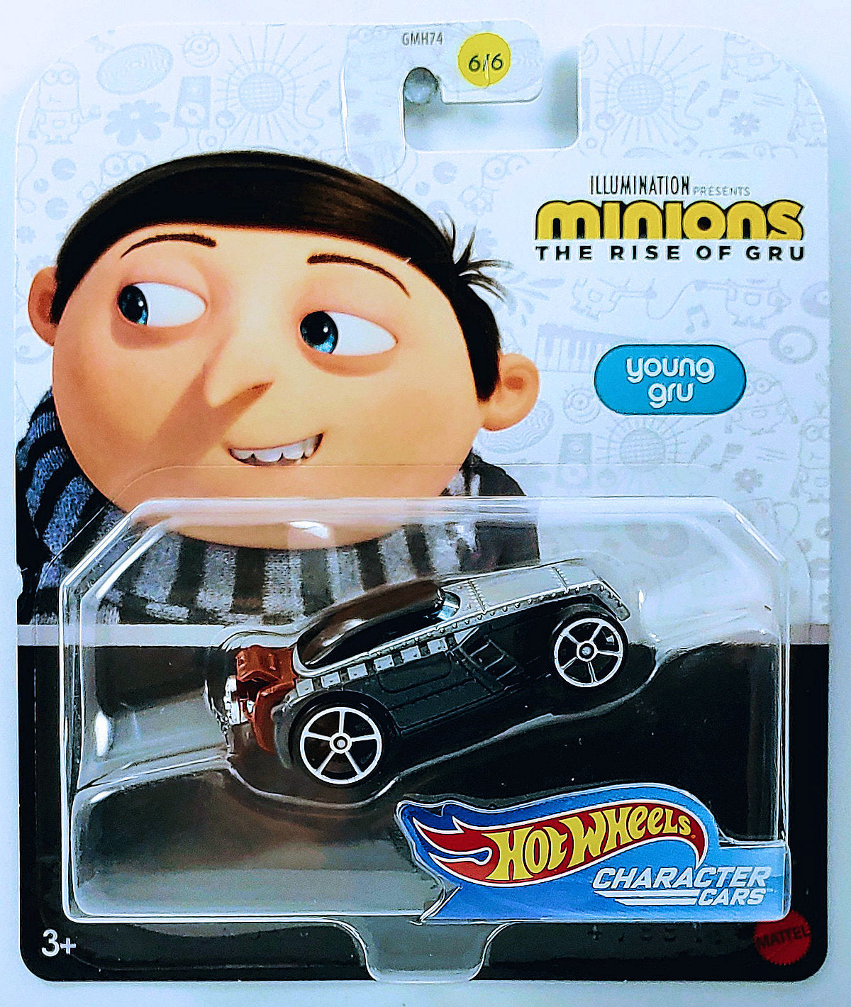 Hot Wheels 2020 Character Cars Minions The Rise of Gru 6 6 youn KMJ Diecast II