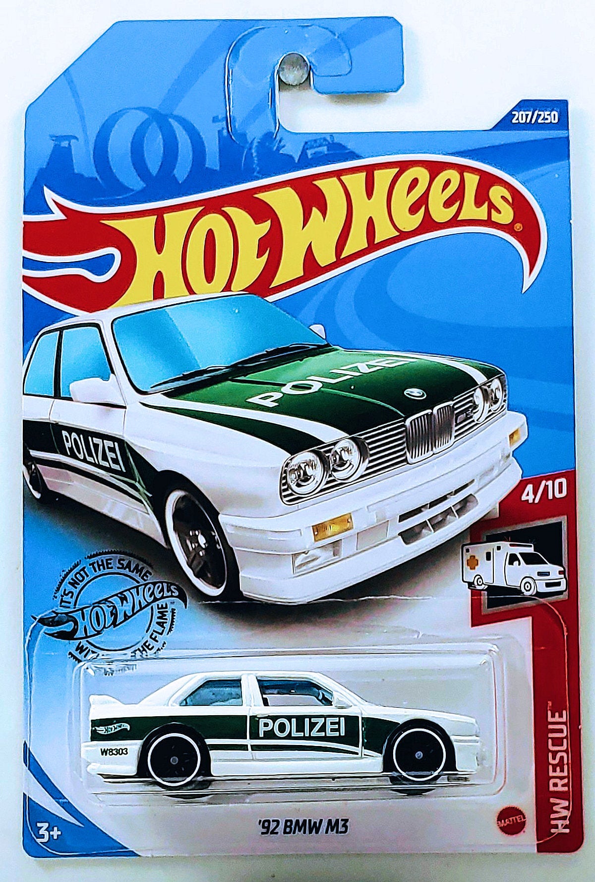 Hot Wheels 2020 Collector 207 250 HW Rescue 4 10 92 BMW M 3 KMJ Diecast II