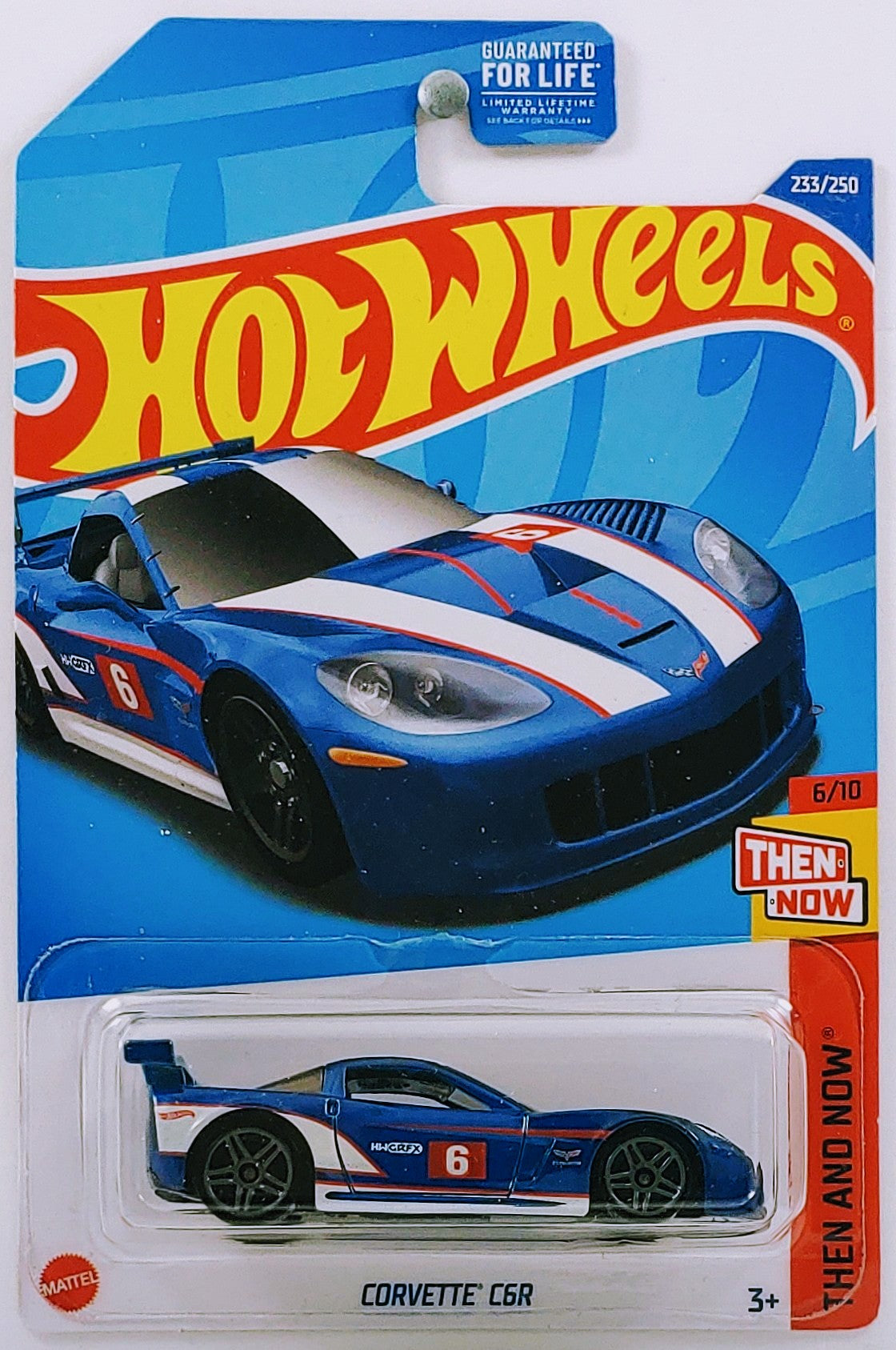 Hot Wheels 2022 Collector 233 250 Then And Now 6 10 Corvette C6R Blue USA