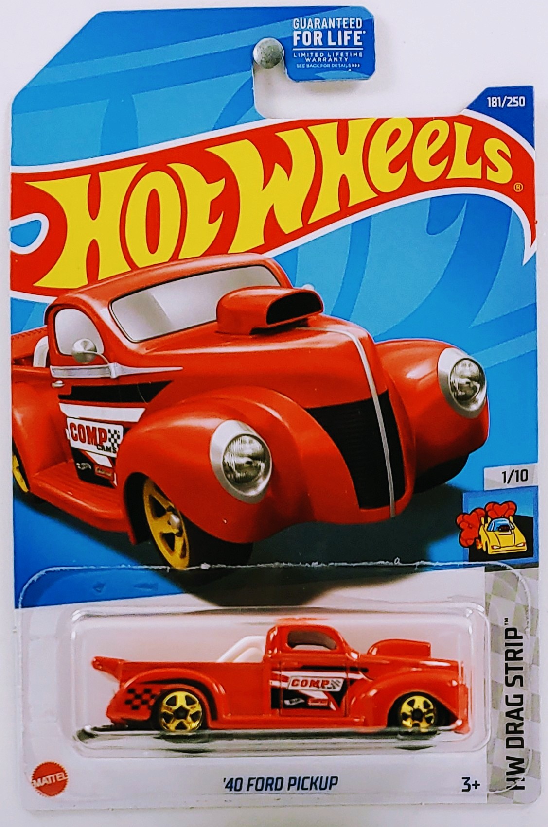 Hot Wheels 2022 Collector 181 250 HW Drag Strip 1 10 40 Ford KMJ Diecast II