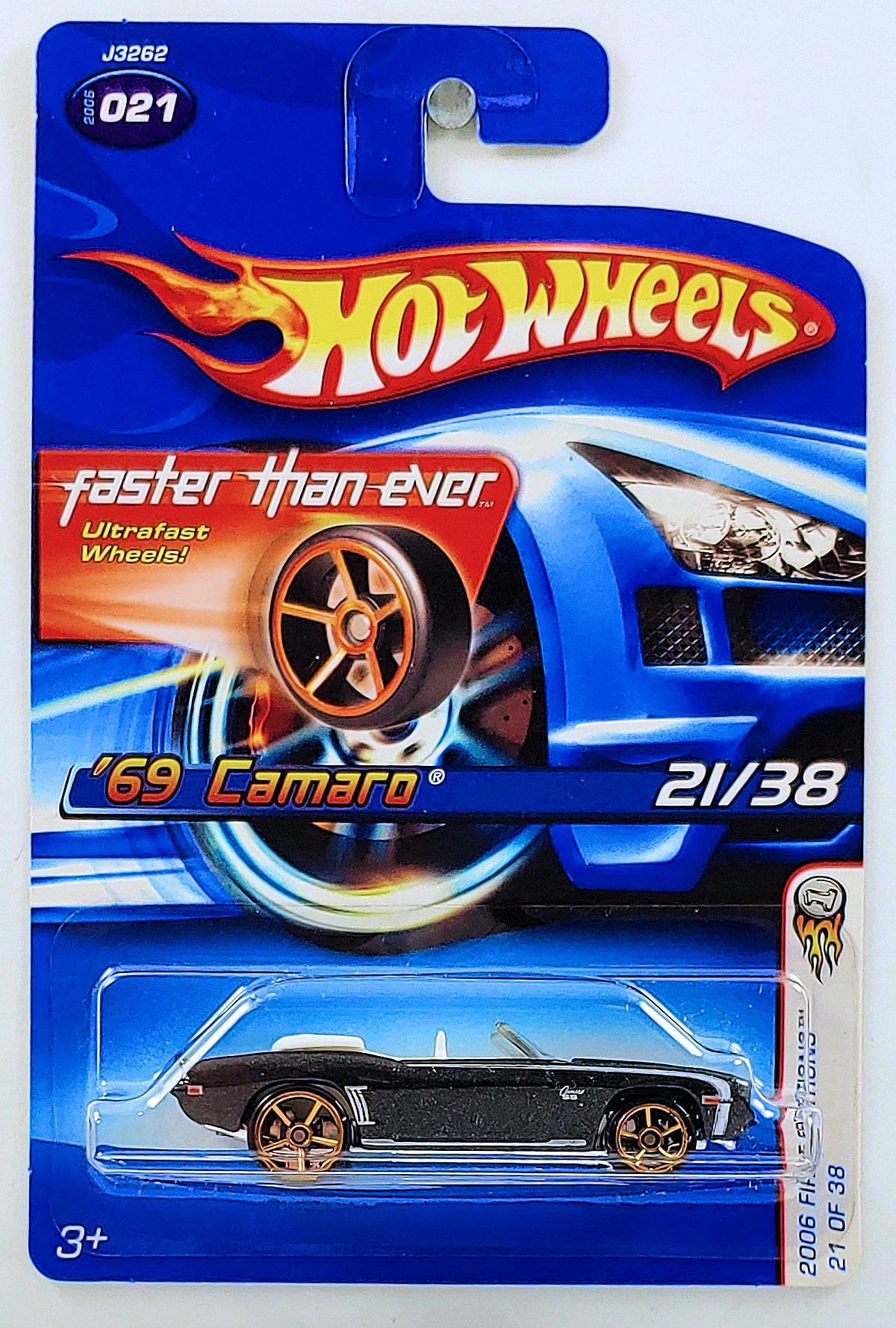 Hot Wheels 2006 Collector 021 223 First Editions 21 38 69 Camaro Black Faster Than Ever