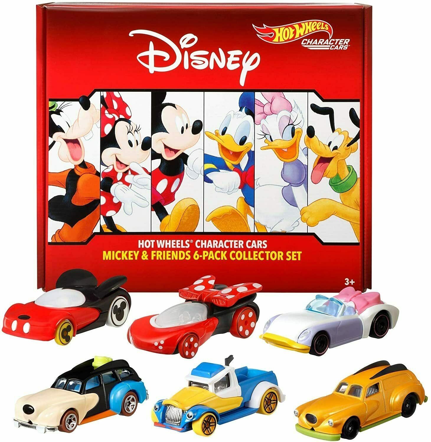 Hot Wheels 2021 Character Cars Disney Boxed Set 6 Cars KMJ Diecast II