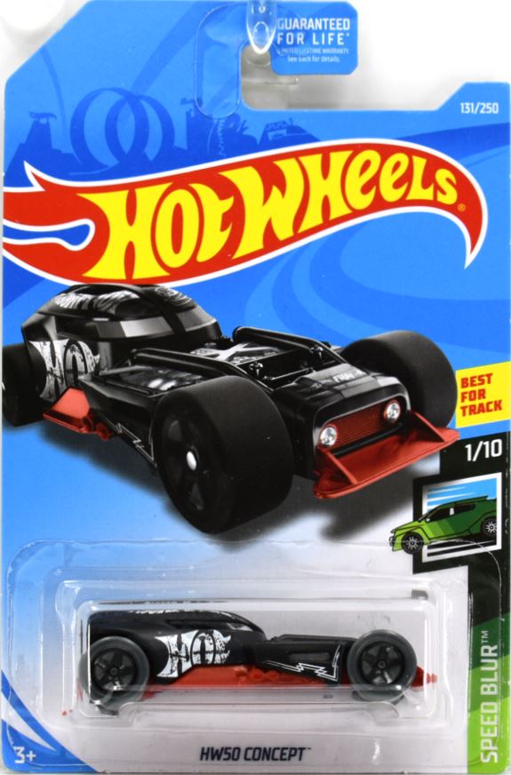 Hot Wheels 2019 Collector 131 250 Speed Blur 1 10 HW50 Concept KMJ Diecast II