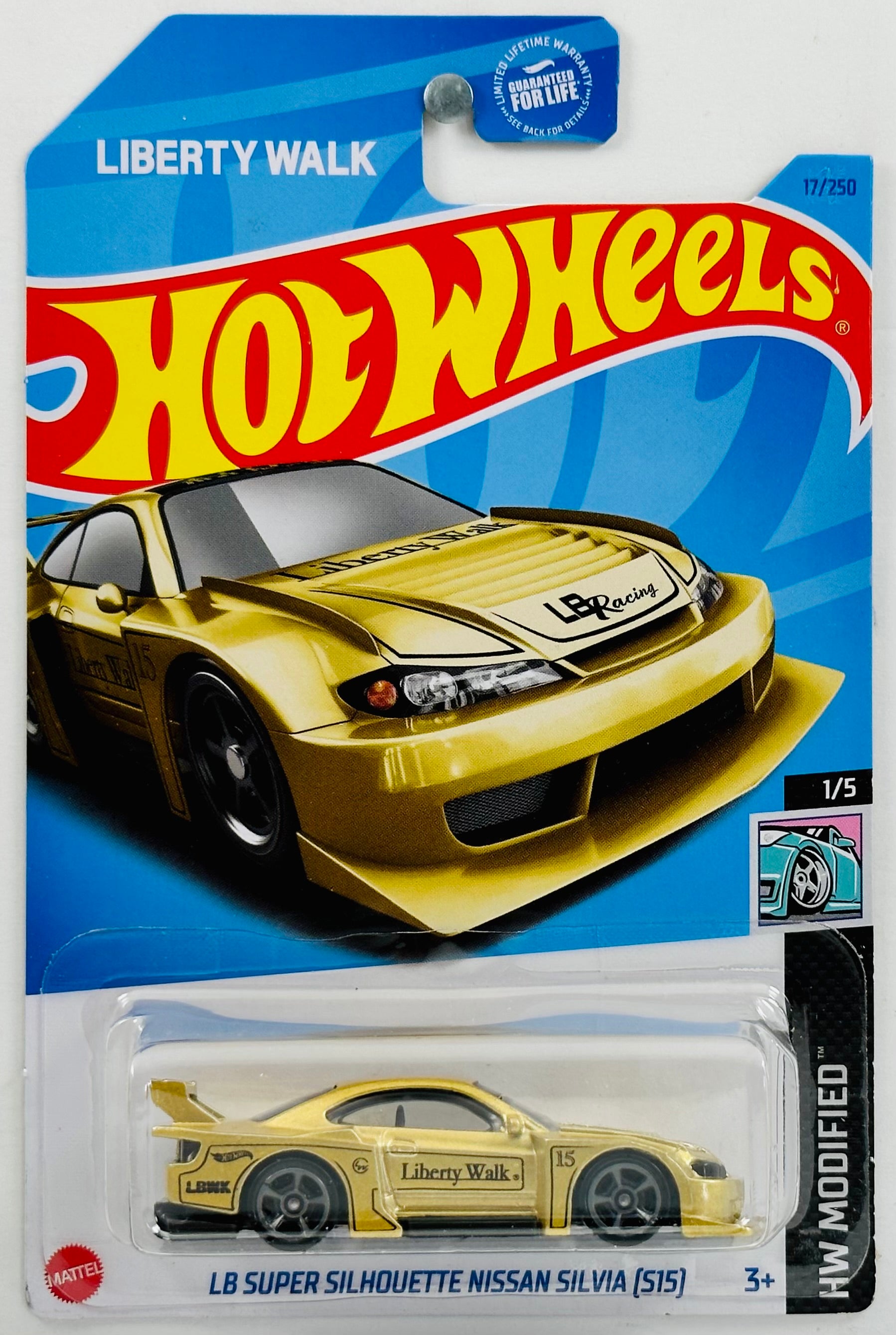 Hot Wheels 2023 Collector 017 250 HW Modified 1 5 LB Super Sil KMJ Diecast II