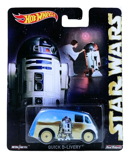 Hot Wheels 2015 Pop Culture Star Wars Quick D Livery Lite Blue KMJ Diecast II