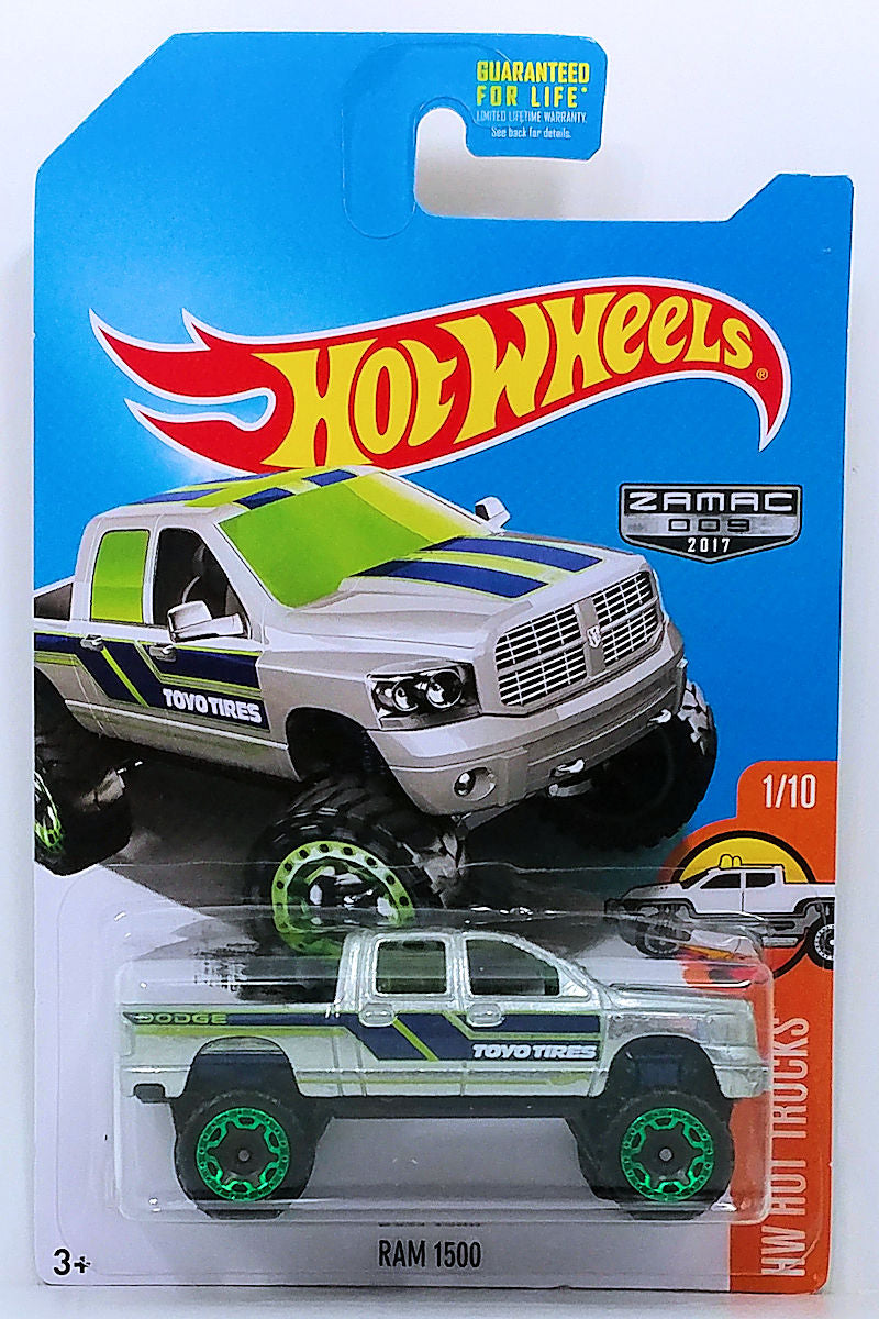 Hot Wheels 2017 Collector 365 HW Hot Trucks 1 10 Ram 1500 ZAMAC 9 Walmart Exclusive USA