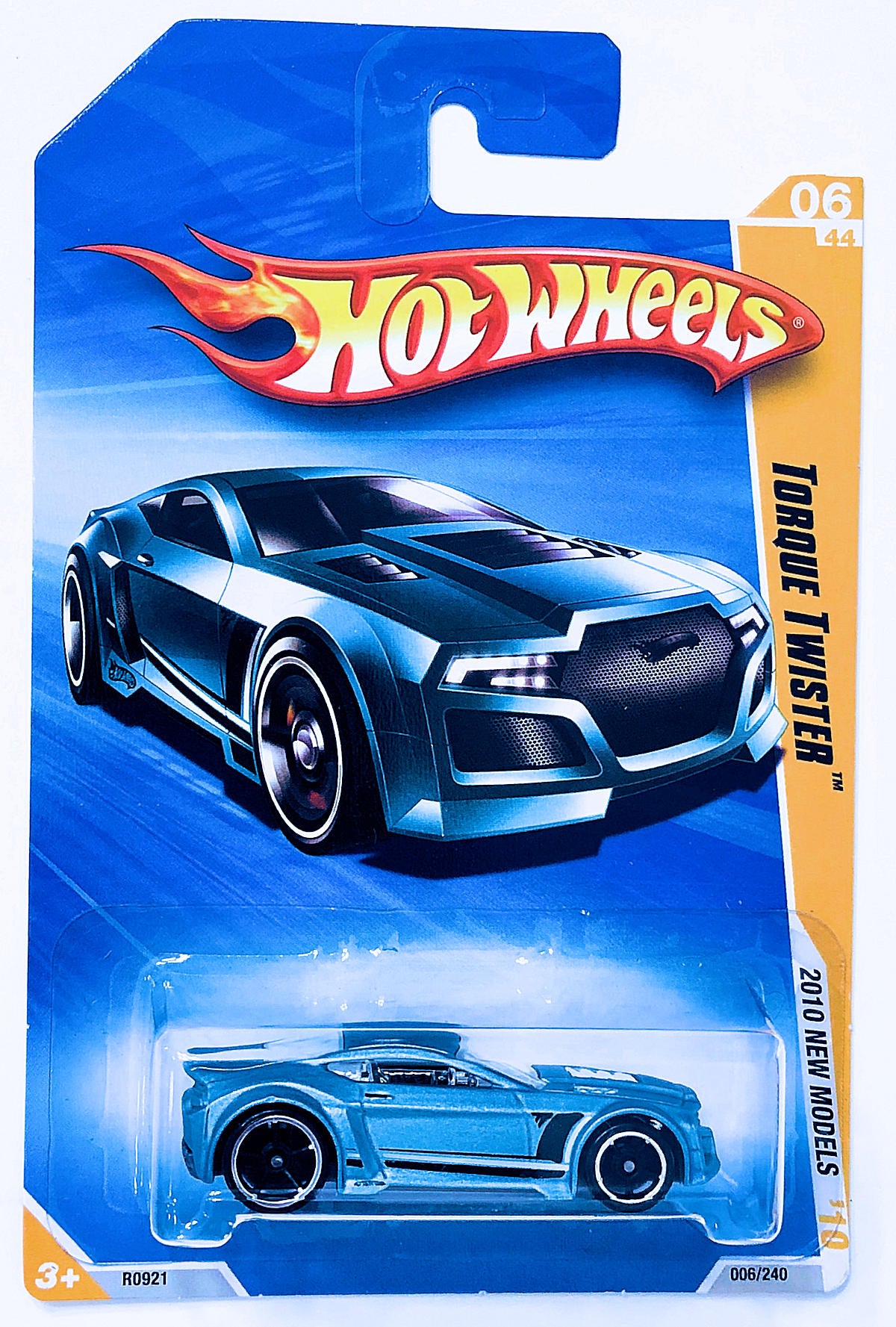 Hot Wheels 2010 Collector 006 240 New Models 06 44 Torque Twister Blue USA