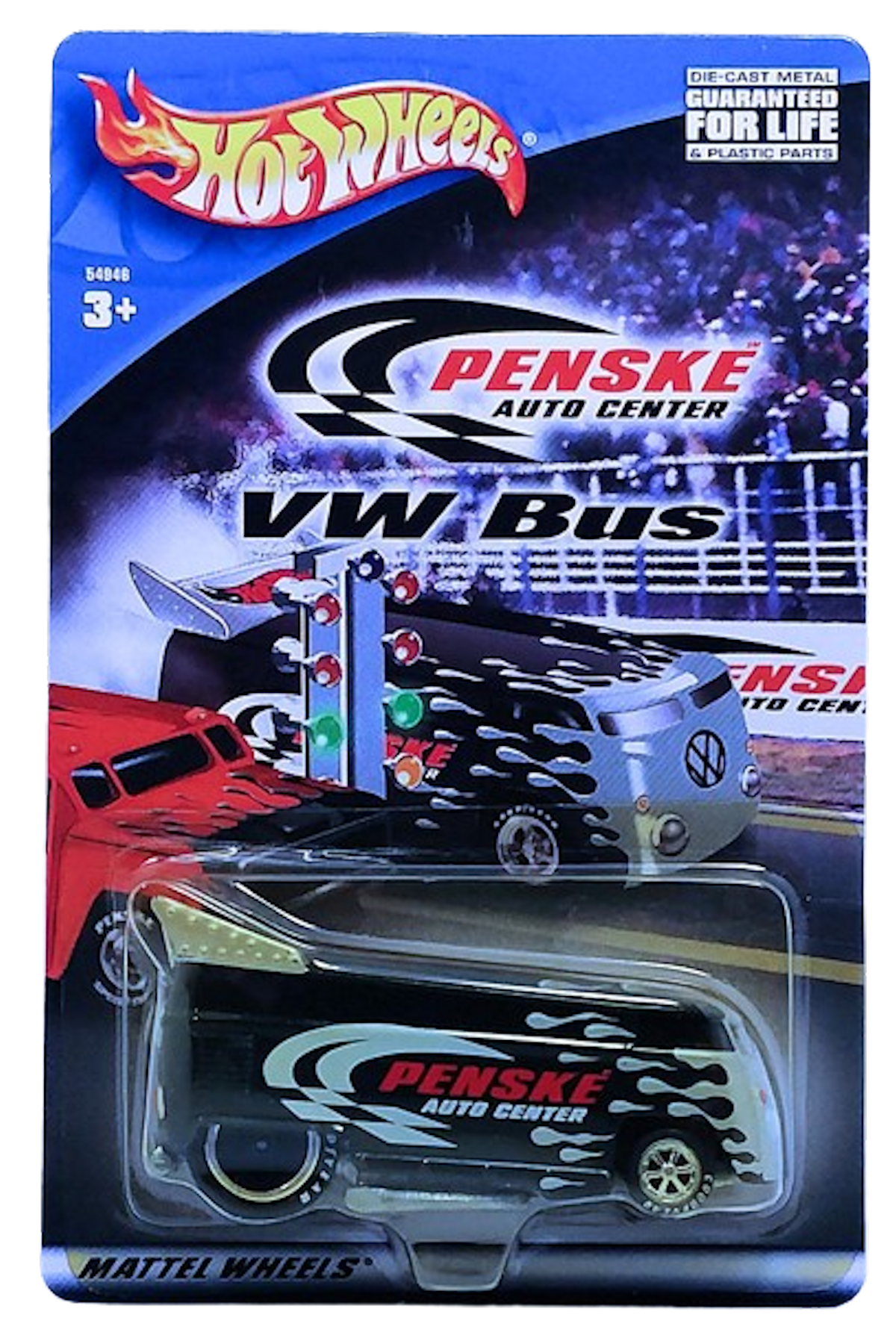 Hot Wheels 2001 - Liberty Promotions - Penske Promo - VW Bus - Black & Silver