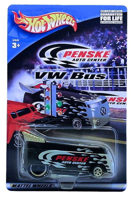 Hot Wheels 2001 - Liberty Promotions - Penske Promo - VW Bus - Black & Silver