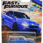 Hot Wheels 2021 - Premium / Fast & Furious / Fast Superstars 1/5 - Nissan Skyline GT-R (R34) - Metalflake Dark Blue - Metal/Metal & Real Riders