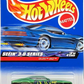 Hot Wheels 2000 - Collector # 012/250 - Seein' 3D Series 4/4 - Olds 442 - Green - 3 Spokes - USA 'Angled' Card