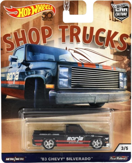 Hot Wheels 2018 - Car Culture / Shop Trucks 3/5 - '83 Chevy Silverado - Black