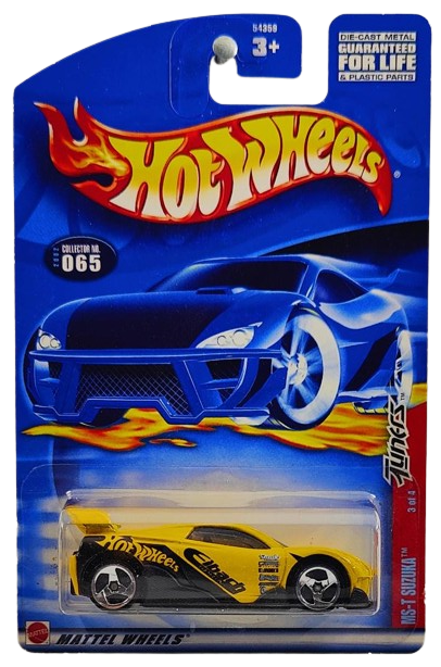 Hot Wheels 2002 - Collector # 065/240 - Tuners Series 3/4 - MS-T Suzuka - Yellow - USA Card