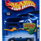 Hot Wheels 2002 - Collector # 156/240 - Cunningham C4R - Metallic Blue - China - USA 'Race & Win' Card