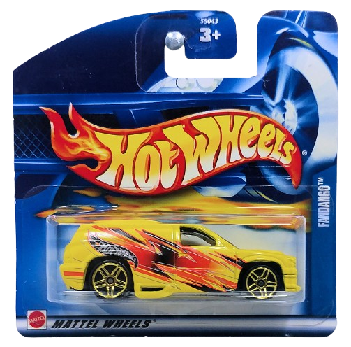 Hot Wheels 2002 - Collector # 158/240 - Fandango - Yellow - International Short Card