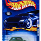 Hot Wheels 2002 - Collector # 200/240 - Mini Cooper - Green / HWC.COM Graphics on Sides - 5 Spokes Wheels - USA 35th Anniversary Card