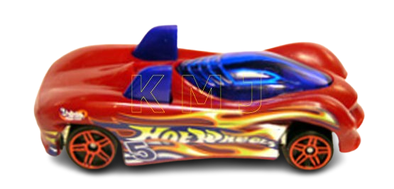 Hot Wheels 2004 - Collector # 177/212 - Track Aces - Power Pipes - Red - Red PR5 Wheels - USA Card