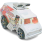 Hot Wheels 2004 - Collector # 100/212 - First Editions 100/100 - Cool One (Ice Cream Truck) - White - USA '05 Card