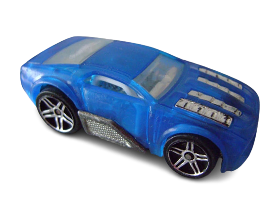 Hot Wheels 2005 - Collector # 055/182 - First Editons - X-Raycers 05/10 - Horseplay - Transparent Blue