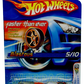 Hot Wheels 2005 - Collector # 045/183 - First Editions / Torpedoes 5/10 / Faster Than Ever - Blastous - White - FTE Wheels - USA Card with FTE Logo