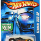 Hot Wheels 2006 - Collector # 195/223 - Ferrari 333 SP - Black / Flames - USA '07 Instant Win Card - MPN J8025