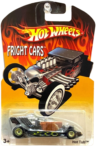 Hot Wheels 2007 - Halloween / Fright Cars - Hot Tub - Matte Black - Real Riders - Walmart Exclusive