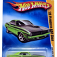 Hot Wheels 2009 - Collector # 029/190 - New Models 029/042 - '70 Plymouth AAR Cuda - Green / Black Hood - USA Card