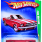 Hot Wheels 2009 - Collector # 043/190 - Treasure Hunts 01/12 - Ford Mustang (Convertible) - Red - 5 Spokes - Opening Hood - USA Card