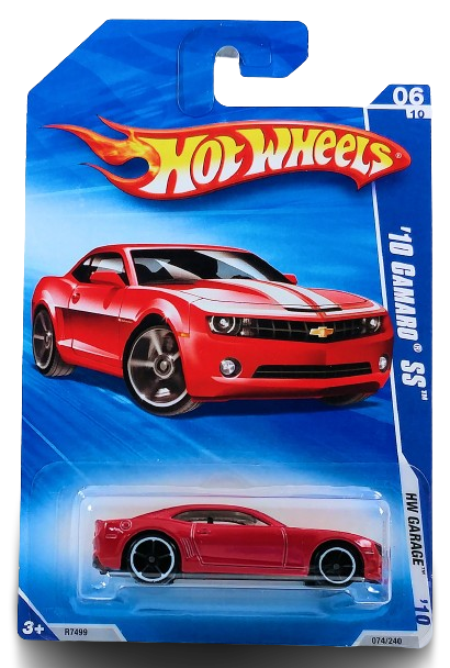 Hot Wheels 2010 - Collector # 074/240 - HW Garage 06/10 - '10 Camaro SS - Metalflake Red - USA