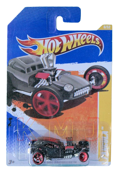 Hot Wheels 2010 - Collector # 008/240 - New Models 08/44 - Fangula - Black - USA Card