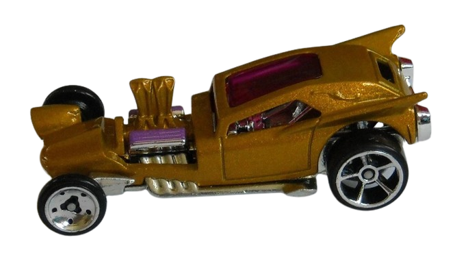 Hot Wheels 2010 - Collector # 008/240 - New Models 08/44 - Fangula - Gold - USA Card