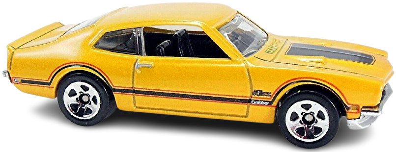 Hot Wheels 2010 - Collector # 033/240 - New Models 33/44 - '71 Maverick Grabber - Yellow Orange - USA Card