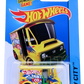 Hot Wheels 2014 - Collector # 007/250 - HW City / HW City Works - Bread Box - Yellow - Multi-Colored 5 Spoke Wheels - USA Card