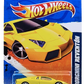 Hot Wheels 2011 - Collector 119/244 - Nightburnerz 8/10 - Lamborghini Reventon - Yellow - USA 'Green Lantern' Card