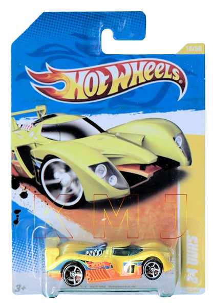 Hot Wheels 2011 - Collector # 010/244 - New Models 10/50 - 24 Ours - Yellow - USA Card