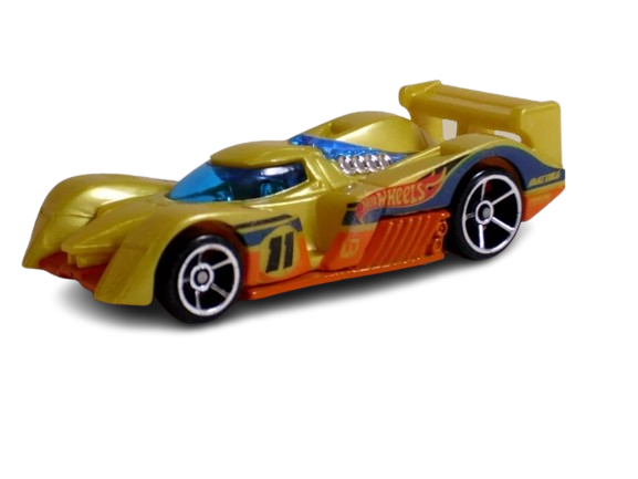 Hot Wheels 2011 - Collector # 010/244 - New Models 10/50 - 24 Ours - Yellow - USA Card