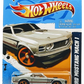 Hot Wheels 2012 - Collector # 118/247 - Muscle Mania 8/10 - '70 Ford Mustang Mach 1 - Metallic Gray - Toys R US Exclusive - USA 'Scan & Track' Card