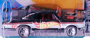 Hot Wheels 2012 - Collector # 173/247 - HW Racing 3/10 - '67 Pontiac GTO - Black / #10 - Windshield Banner - Walmart Exclusive - USA Card