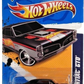 Hot Wheels 2012 - Collector # 173/247 - HW Racing 3/10 - '67 Pontiac GTO - Black / #10 - Windshield Banner - Walmart Exclusive - USA Card