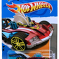 Hot Wheels 2012 - Collector # 236/247 - HW Code Cars 11/22 - Buzzerk - Red, Blue & Black - Yellow PR5 Wheels - USA Scan & Track Card